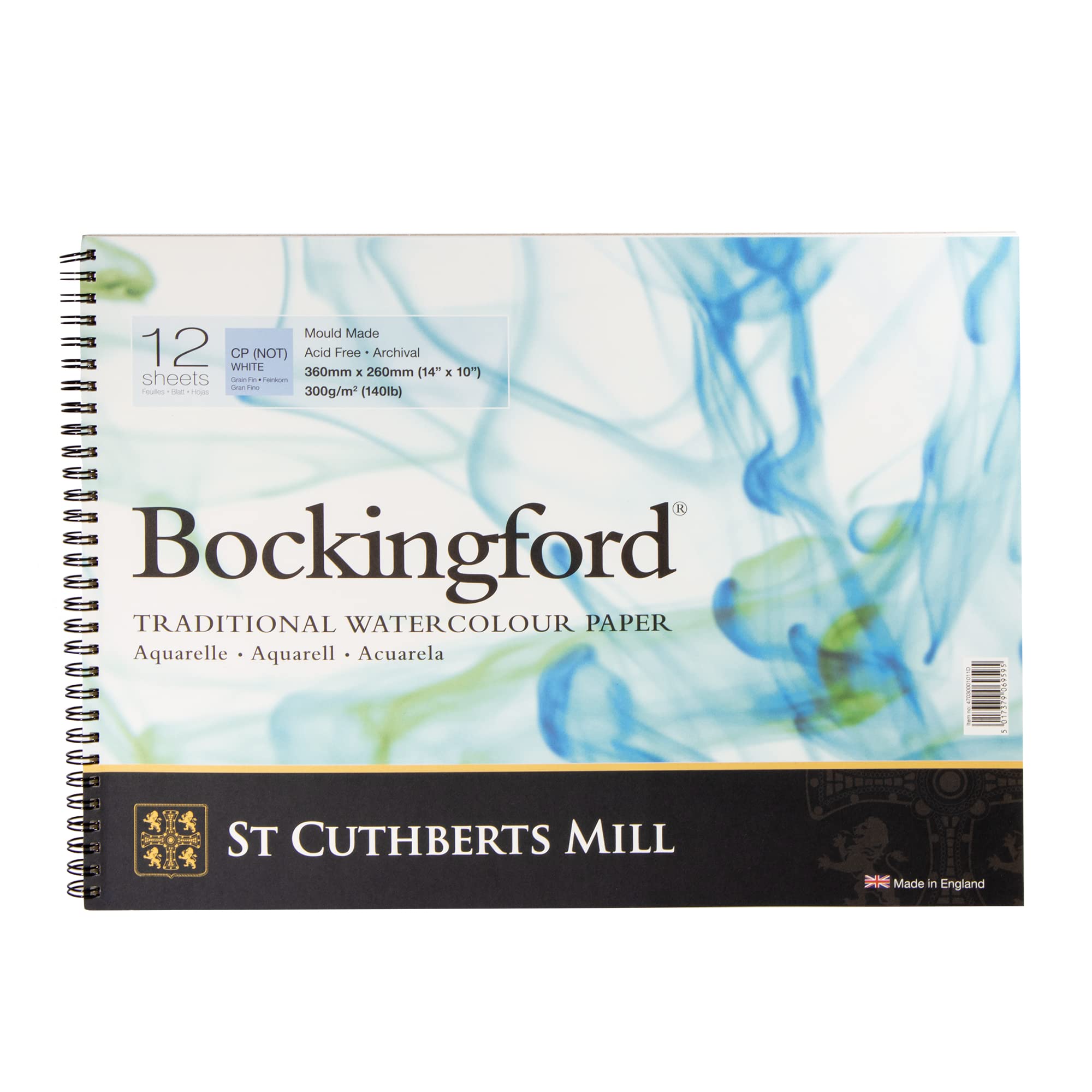 Bockingford Spiral Pad - 14x10in (36x26cm) NOT