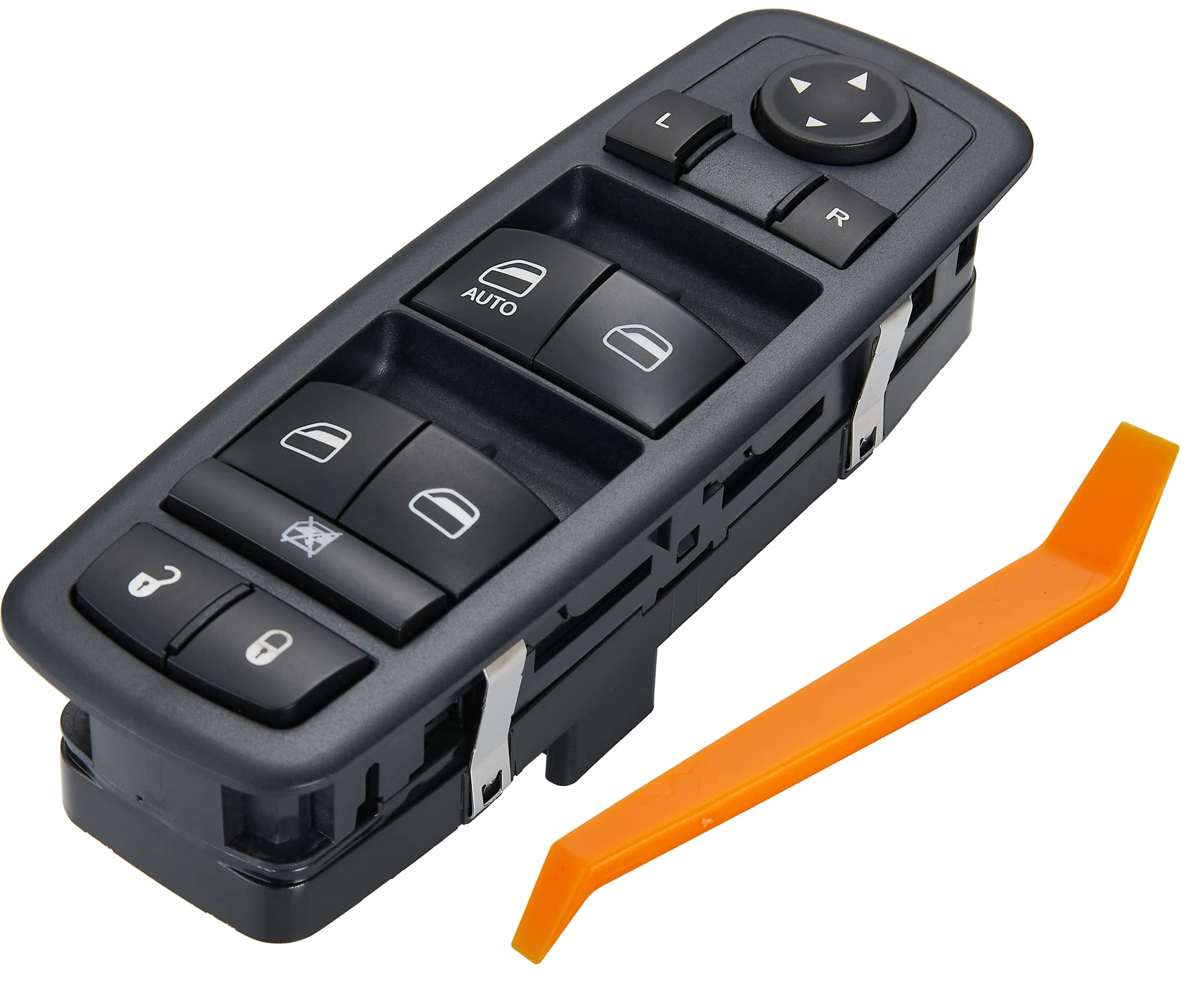 Photo 1 of ZAPOSTS 8 + 13 Metal Pins.Master Power Window Switch fits for 2008-2012 Jeep Liberty & Dodge Nitro,2009-2010 Dodge Journey,4602632AB 4602632AD 4602632AC Driver Side Control switches(Green Light)