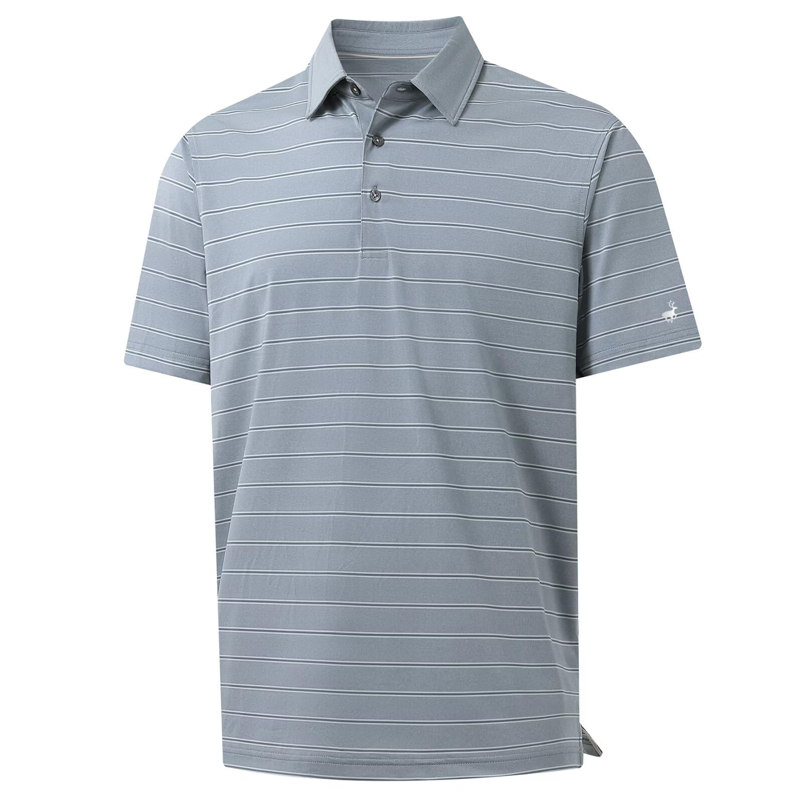 Photo 1 of ***Factory seal***

Rouen Polo Shirts for Men Performance Sports Moisture Wicking Stripe Collared Golf Mens Polo Shirts Short Sleeve