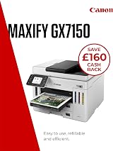 Canon MAXIFY GX7150 Compact Office Printer Colour All-in-One Wi-Fi view 2