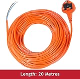 Spares2go Universal 20m Cable & Lead Plug for Strimmers Trimmers Hedge Cutters view 3