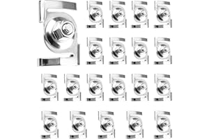 INCREWAY 20Pcs Galvanized T-Bar Grid Ceiling Clips, Heavy Duty Track Lighting Mounting Clips, Secure T Bar Clip for Drop Ceil