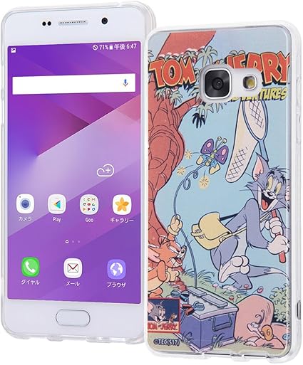 docomo galaxy feel sc 04j トムとジェリー ハイブリッドケース クラシックa