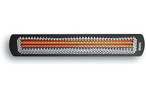 BROMIC HEATING Bromic Tungsten Smart Heat 6000W Electric Patio Heater – Dual Element Infrared, 208V, Black Finish – BH0420035