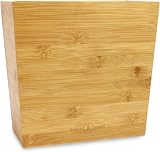 Maison & White Bamboo Slim Bin Under Desk 26.6cm Eco Friendly Waste Paper view 5