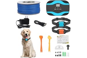 RUXAN Electric Underground Dog Fence, Electric In Ground Fence for Dogs Containment System, Aboveground Pet Containment Syste