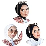 para life Snap Hijabs for Women, 3 PCS Breathable