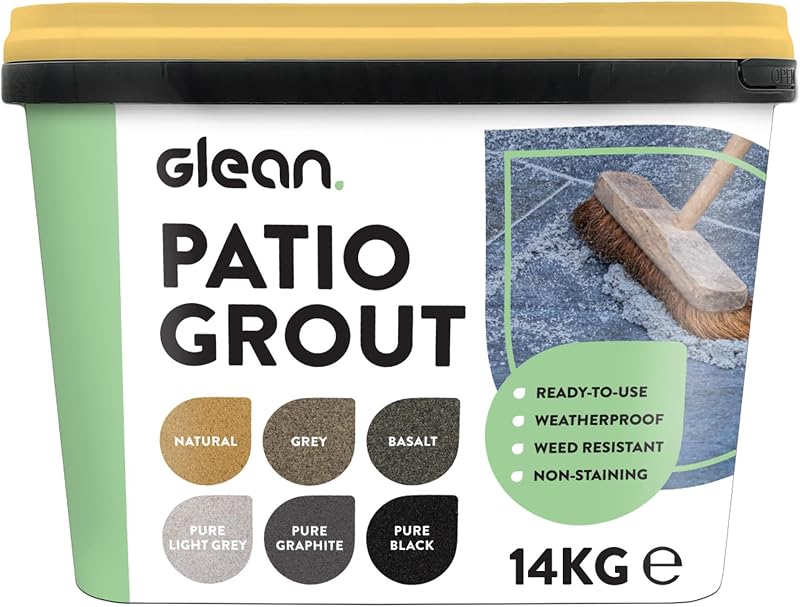GLEAN GLEAN Patio Grout Natural 14kg 20m2 Coverage Brush In Jointing