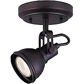 CANARM ICW622A01ORB10 LTD Polo 1 Light Ceiling/Wall, Oil Rubbed Bronze with Adjustable Head , Oil-rubbed Bronze