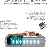 Bestway TriTech King Size Airbed with Built-In Pump 203x152x46 cm view 2