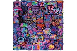 103Pcs Neon K-Pop Stickers Pack - Waterproof Vinyl Decals for Boy Band & Girl Group Stickers for Teens Students Fans,Fit for 