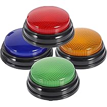 Amazon.com: Toyvian 4pcs Game Buzzer, Answer Buzzers for