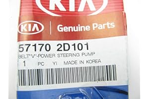 AUTOMOTIVEAPPLE Kia 57170-2D101 Accessory Drive Belt, Black