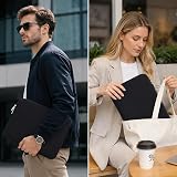 RAINYEAR Laptop Sleeve 13 Inch for MacBook Air/Pro 13.3-14 Inch Black view 7