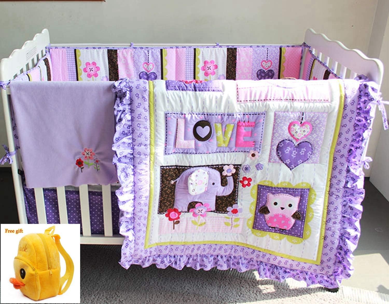 cot quilt and bumper set