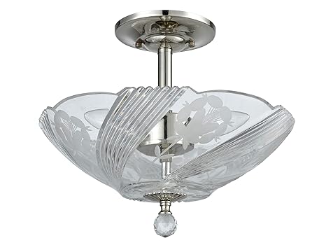 Dale Tiffany Gh60717pc Grove Park Flush Mount Ceiling Light 13