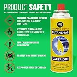BARGAINS-GALORE 4 Butane Adjustable Gas Bottles Canister Camping Heater Cooker view 6