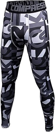 A. M. Sport Mallas Hombre Fitness elasticas de Compresion sin ...