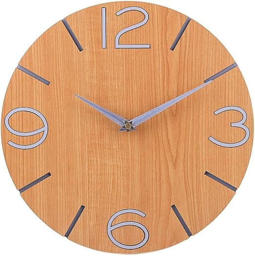 Relojes De Pared Silenciosos De Reloj Estilo Hueco De 30 Cm Para