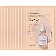 BEYOND Intensive Ampoule Mask 2X with Vitamin C and Niacinamide for and Sensitive Skin - Dermatologically Tested Hypoallergenic Facial Sheet Masks (25 ml/0.85 fl oz * 10 sheets)