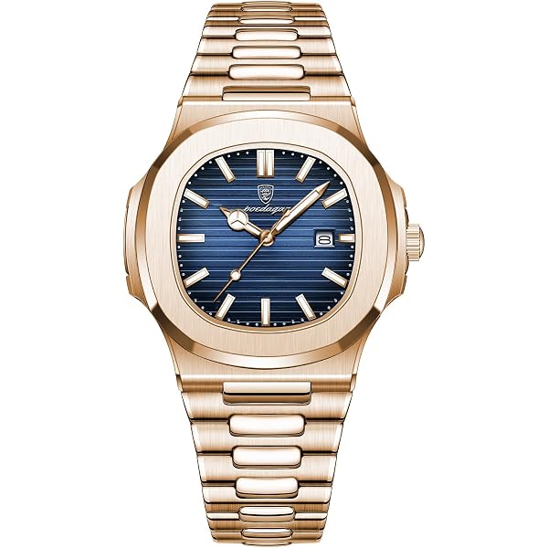 Amazon.com: Poedagar Luxury Casual Men Wristwatch Waterproof  display picture 3