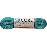 Derby Laces CORE Narrow 6mm Waxed Lace for Figure Skates, Roller Skates, Boots, and Regular Shoes
