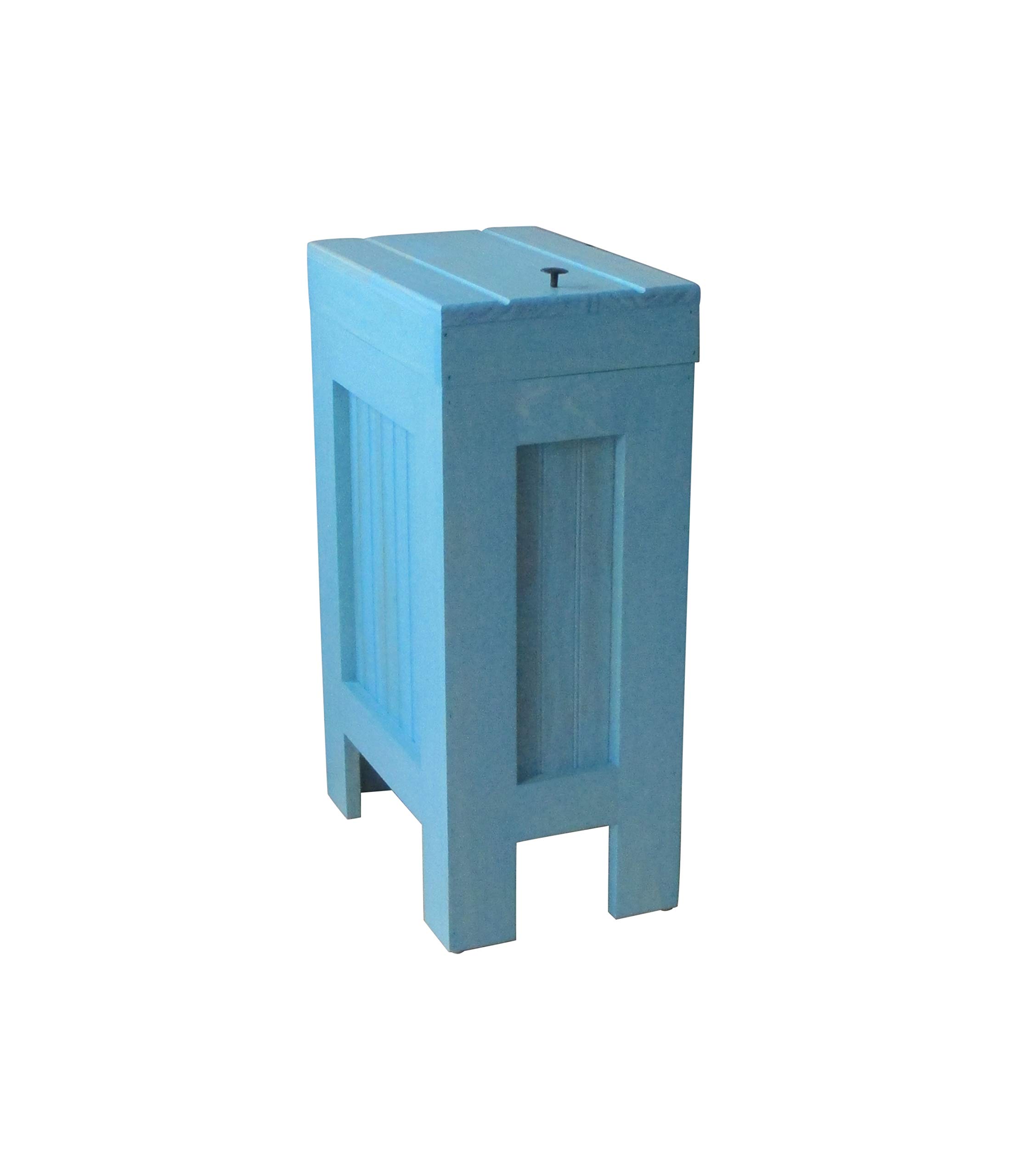 Rustic Wood Trash Bin, Kitchen Trash Can, Wood Trash Can, Dog food