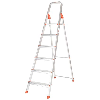 Bathla Advance 6-Step Foldable Aluminium Ladder