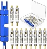 Flintronic Presta Valve Cores 11Pcs Valve Removal Tool Kit Copper Extender view 1