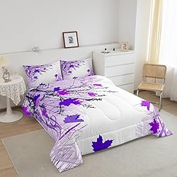 Erosebridal Fall Leaves Comforter Set King