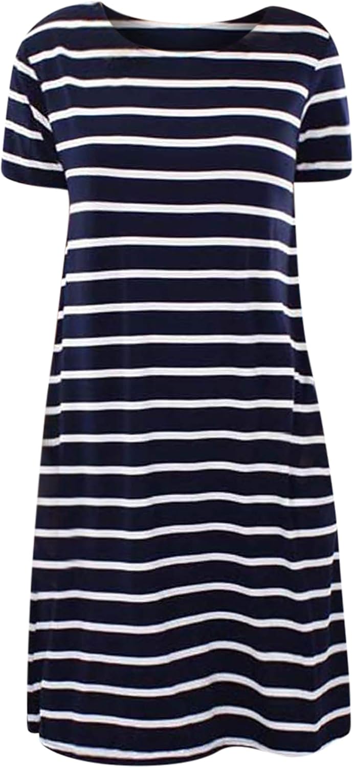 short sleeve midi t shirt dress