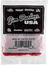 Jim Dunlop 462R.50 Tortex TIII Red .50mm 72 Pack view 4