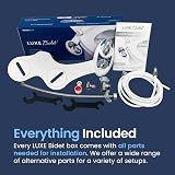 Luxe Bidet NEO 320 Dual Nozzle Hot Cold Water Non-Electric Bidet Attachment view 2