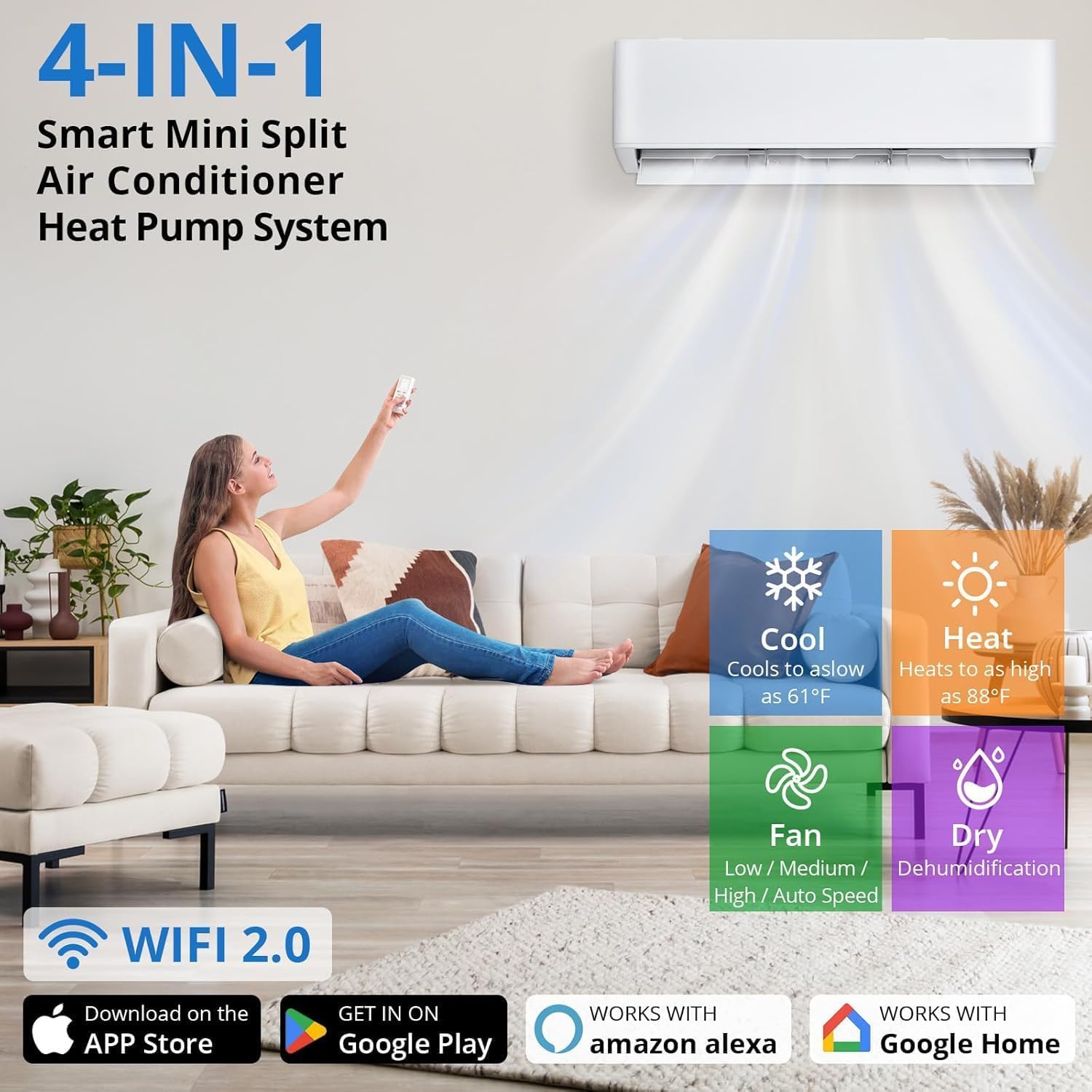Photo 1 of (*PARTIAL SET - SEE PHOTOS/NOTES*) 28K ONE Zone Mini Split Air Conditioner and Heater, 20 SEER2 208-230V 9000 + 9000 + 12000 BTU Wifi Mini Split AC/Heating System Multi Zone, Ductless, Wall Unit, with Installation Kit