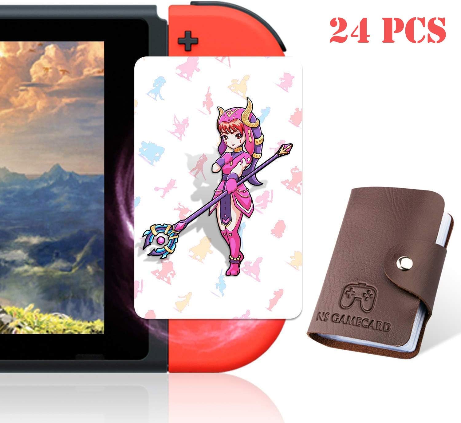 24 NFC Tag Game Cards for The Legend of Zelda Breath of The Wild Switch / Wii U