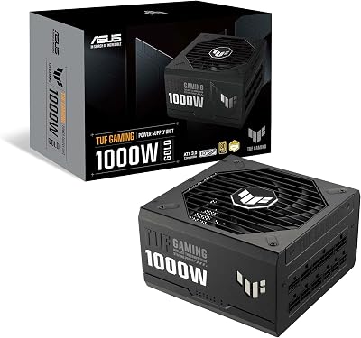 ASUS TUF Gaming 1000W Gold Power Supply ATX 3.0 Modular 80+ Gold 10 Year