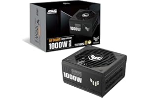 ASUS TUF Gaming 1000W Gold (1000 Watt, ATX 3.0 Compatible Fully Modular Power Supply, 80+ Gold Certified, Military-Grade Comp