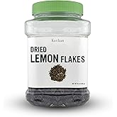 Kashan Dried Lemon Flakes, Lime, Limoo Omani, Great For Cooking and Food & Tea Flavoring. Aromatic Seasoning 8oz (226g)