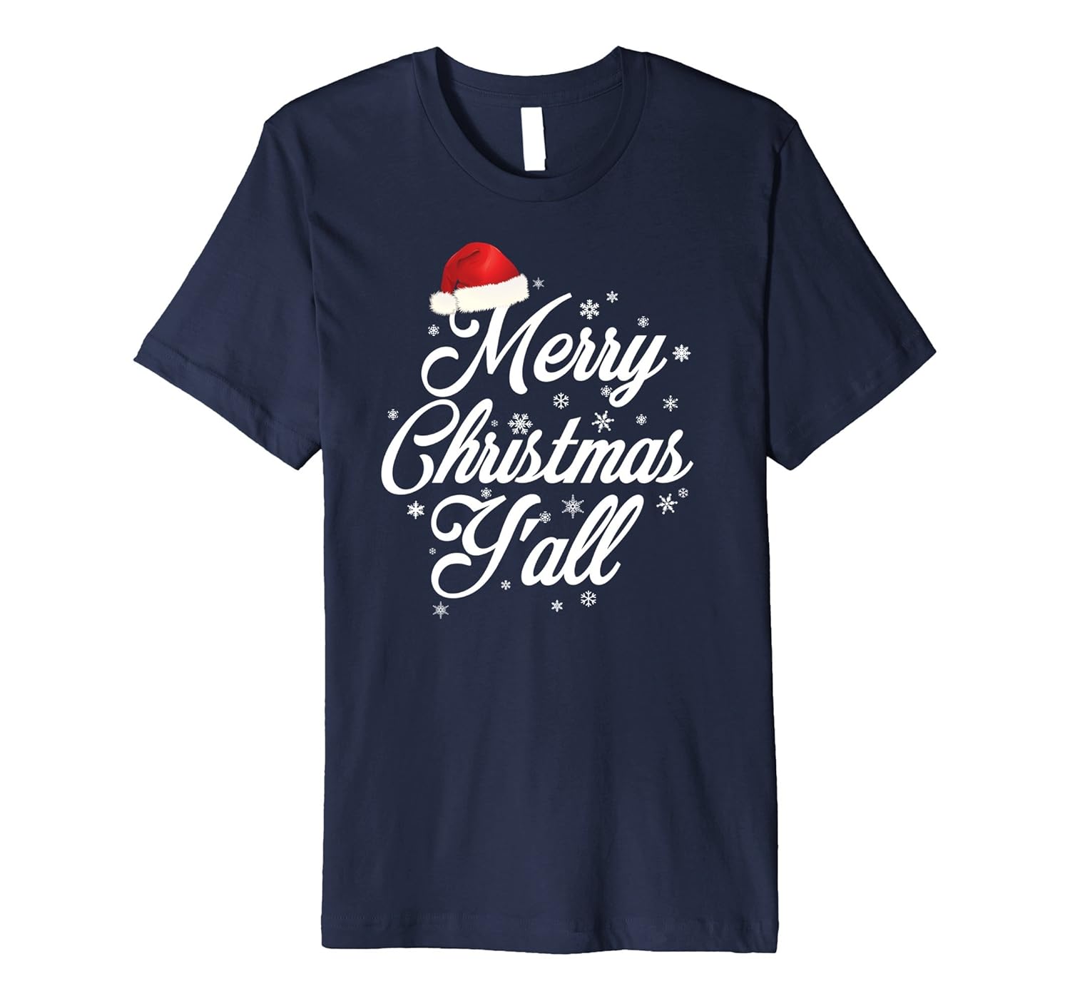 Merry Christmas Y'all Shirt Funny Southern Christmas Slang-ANZ