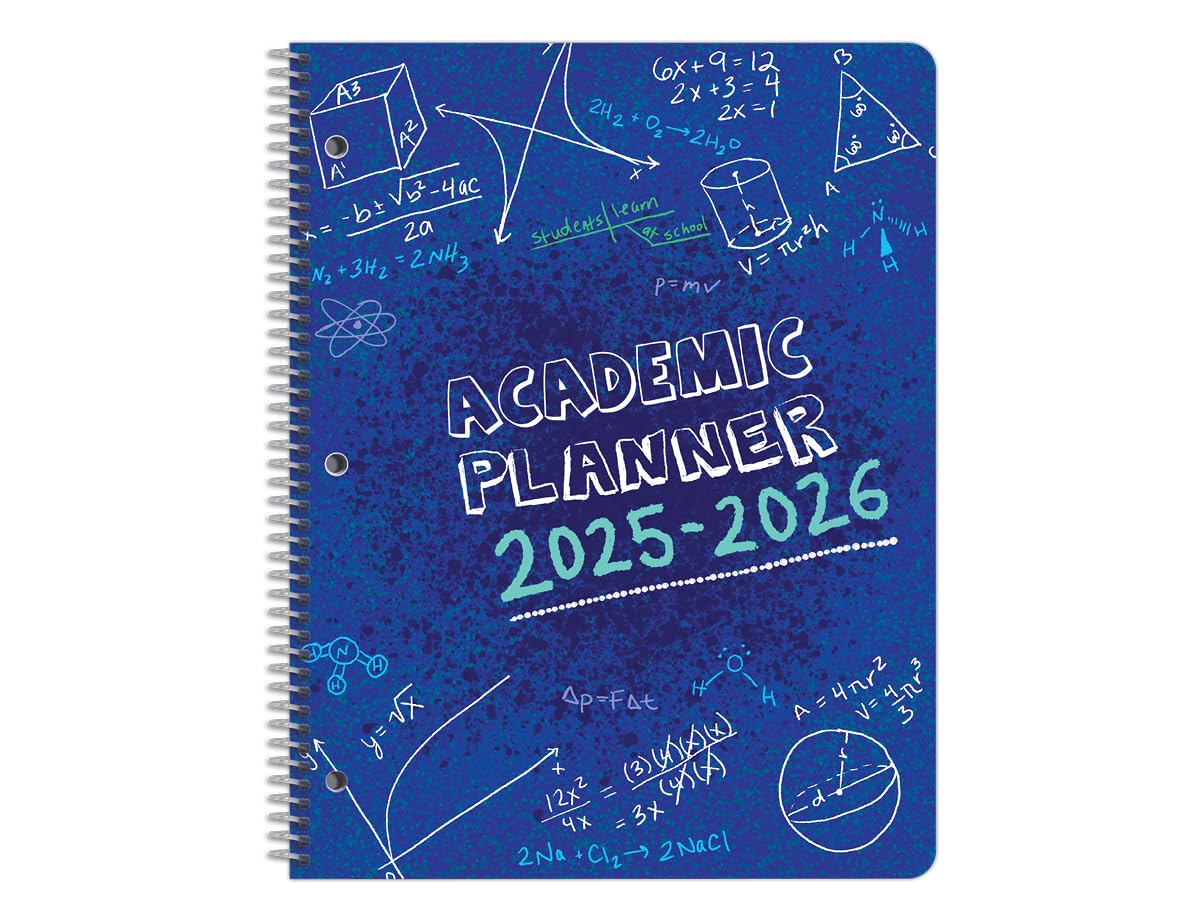 Photo 1 of Dated Middle High School Student Planner 2025-2026 Academic School Year, Large (8.5" by 11") Matrix Style Datebook with Classic Middle/High Matrix Cover