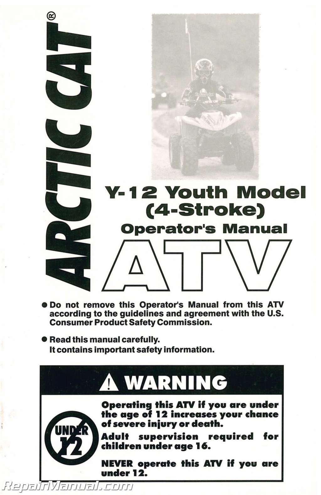 2257-022 2004 Arctic Cat 90 4 Stroke ATV Owners Manual: Manufacturer: Amazon