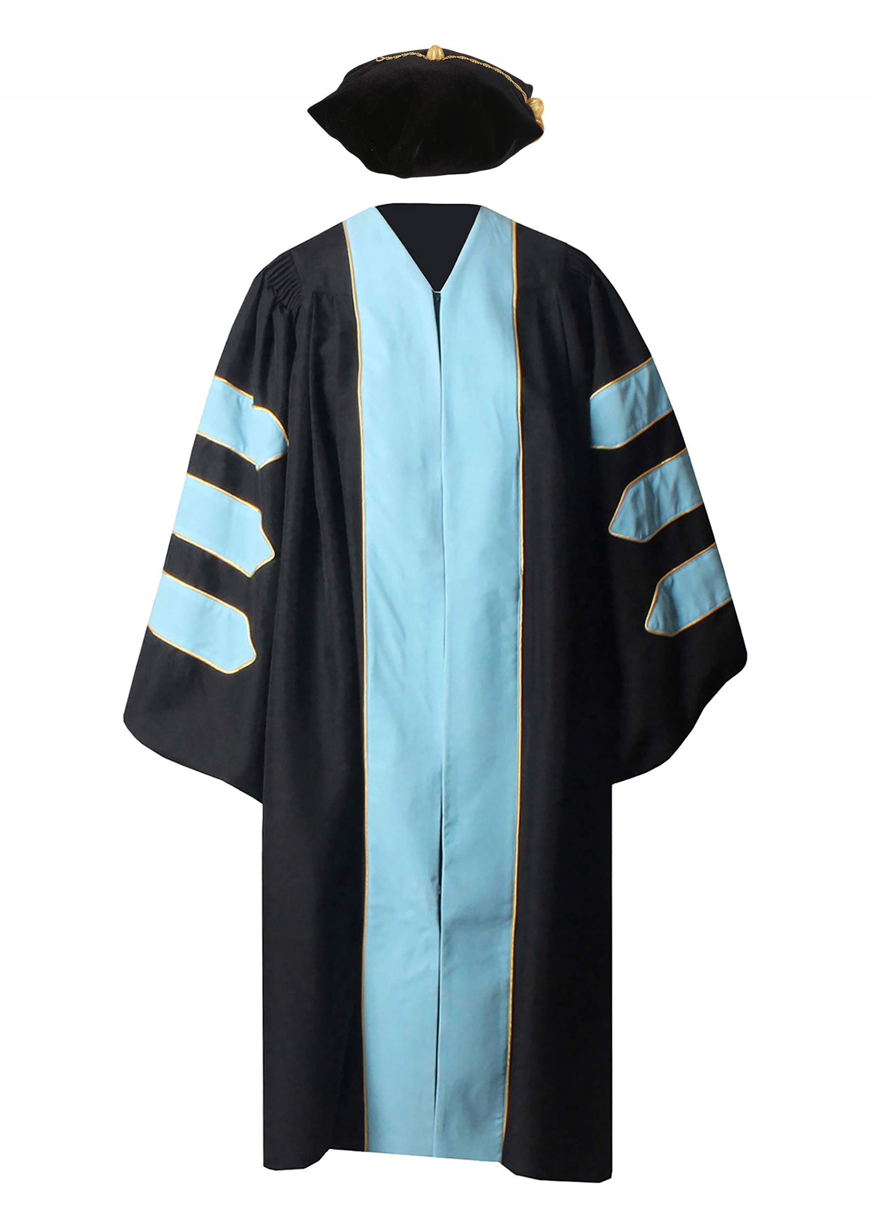 MyGradDay Unisex Deluxe Doctoral Graduation Gown