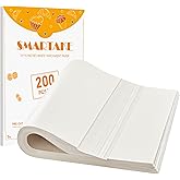 SMARTAKE 200 Pcs Parchment Paper Baking Sheets, 12x16 Inch Non-Stick Precut Baking Parchment, Suitable for Baking Grilling Ai