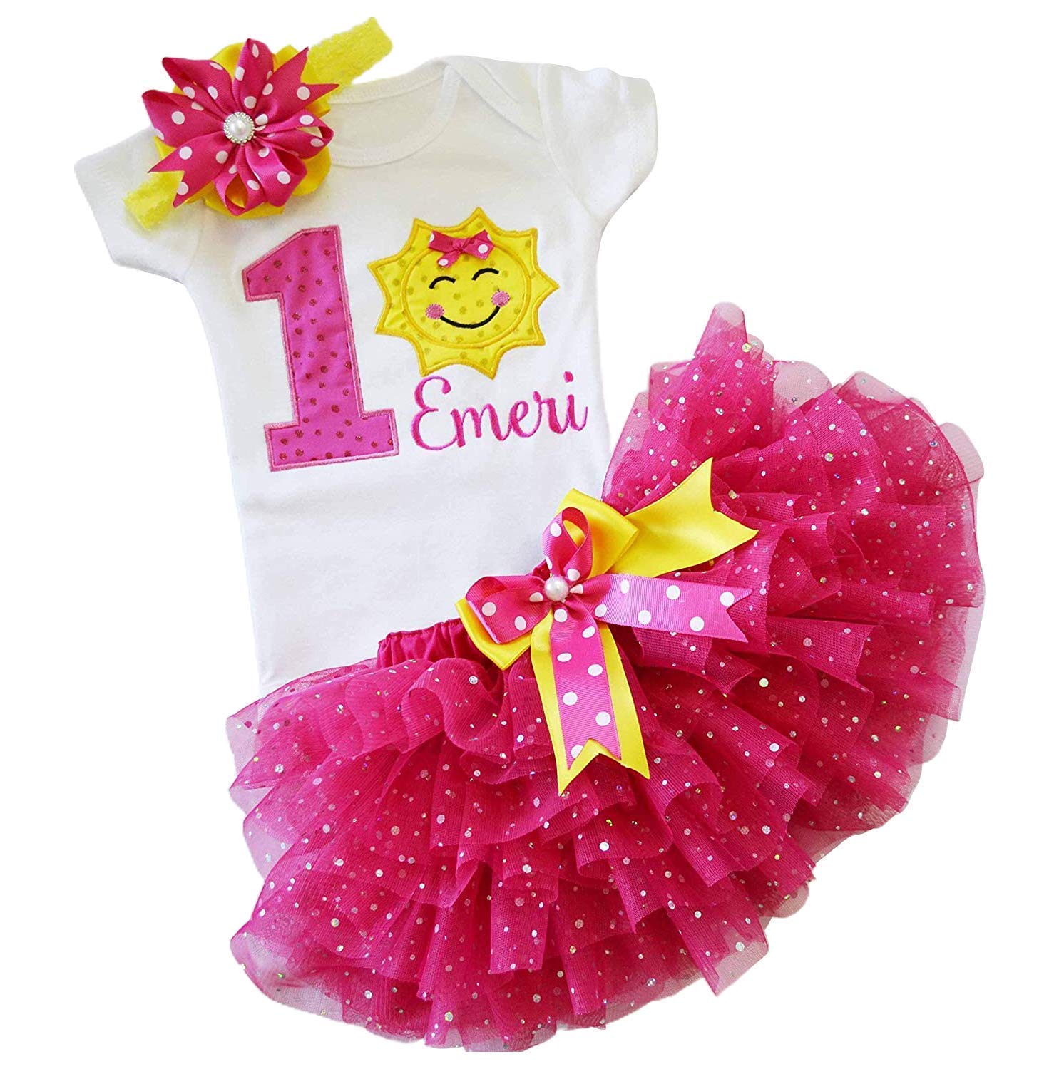 sunshine first birthday outfit