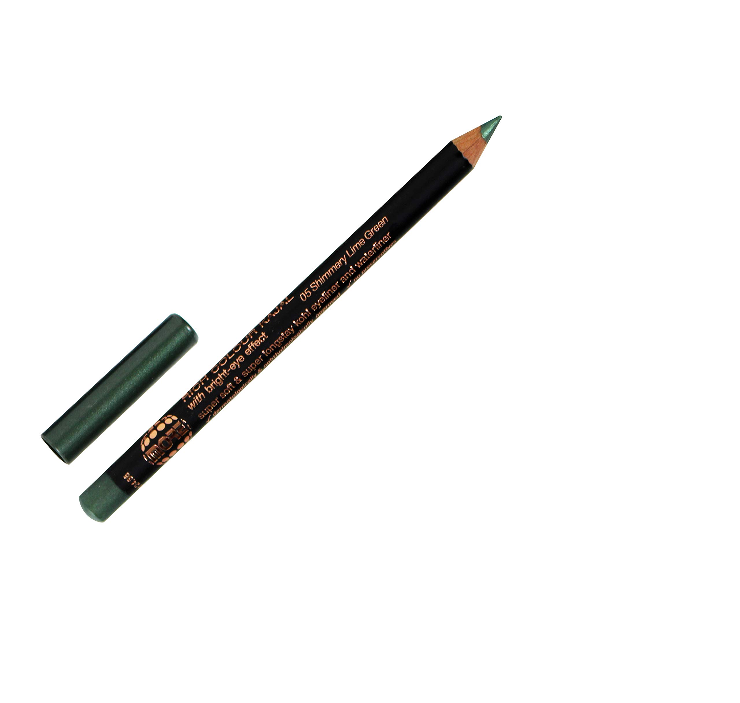 05 Shimmery Lime Green More Rich Colour Kajal bright eye effect eyeliner and waterliner inner eyelid Kohl eye liner pencil