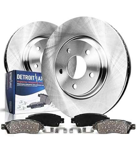 Detroit Axle Rear Brake Shoes Set (2pc) - Premium Semi-Metallic, Fits Chevy Blazer S10, Camaro, Buick Rendezvous, Cadillac CTS