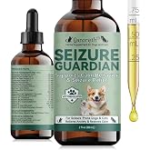 Seizure Guardian for Dogs and Cats &ndash; Helps Manage Seizure Symptoms, Helps Calm the Nervous System &amp; Ease Twitching/Restlessness, Natural Herbal Formula with Passionflower &amp; Ashwagandha &amp; More, 2 Fl Oz