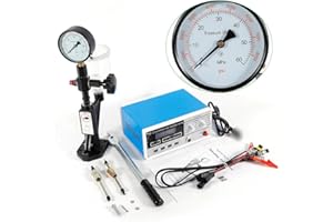 NICE CHOOSE Common Rail Injector Tester Kit, 600 Bar 8000PSI CR-C Multifunction Diesel Common Rail Injector Tester + S60H Fuel Nozzle for 6190/6200/6170 Diesel
