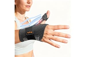 CHANGENOW Ultra Breathable Thumb Brace for Right & Left Hand, [Upgraded Medical-Grade] Thumb Spica Splint for Trigger Thumb, Adjustable Thumb Support for Arthritis, De Quervains Tenosynovitis, Pain Relief, Tendonitis, Sprains
