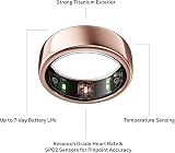 Oura Gen3 Horizon Smart Ring Rose Gold Size 12 Sleep Heart Rate Fitness view 9